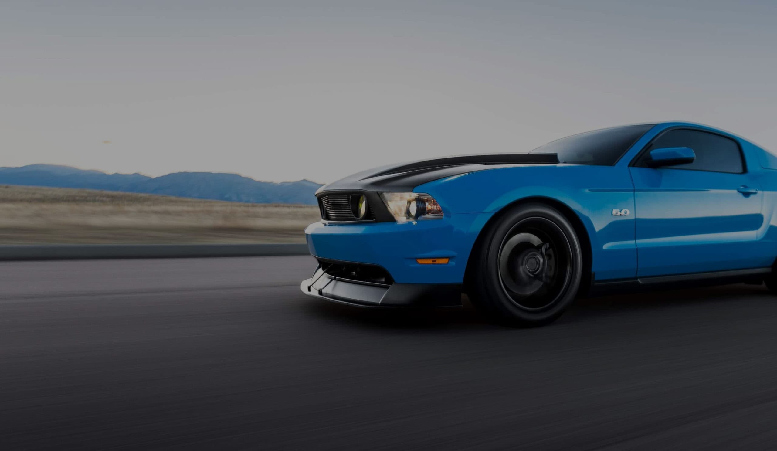 Blue Audi
