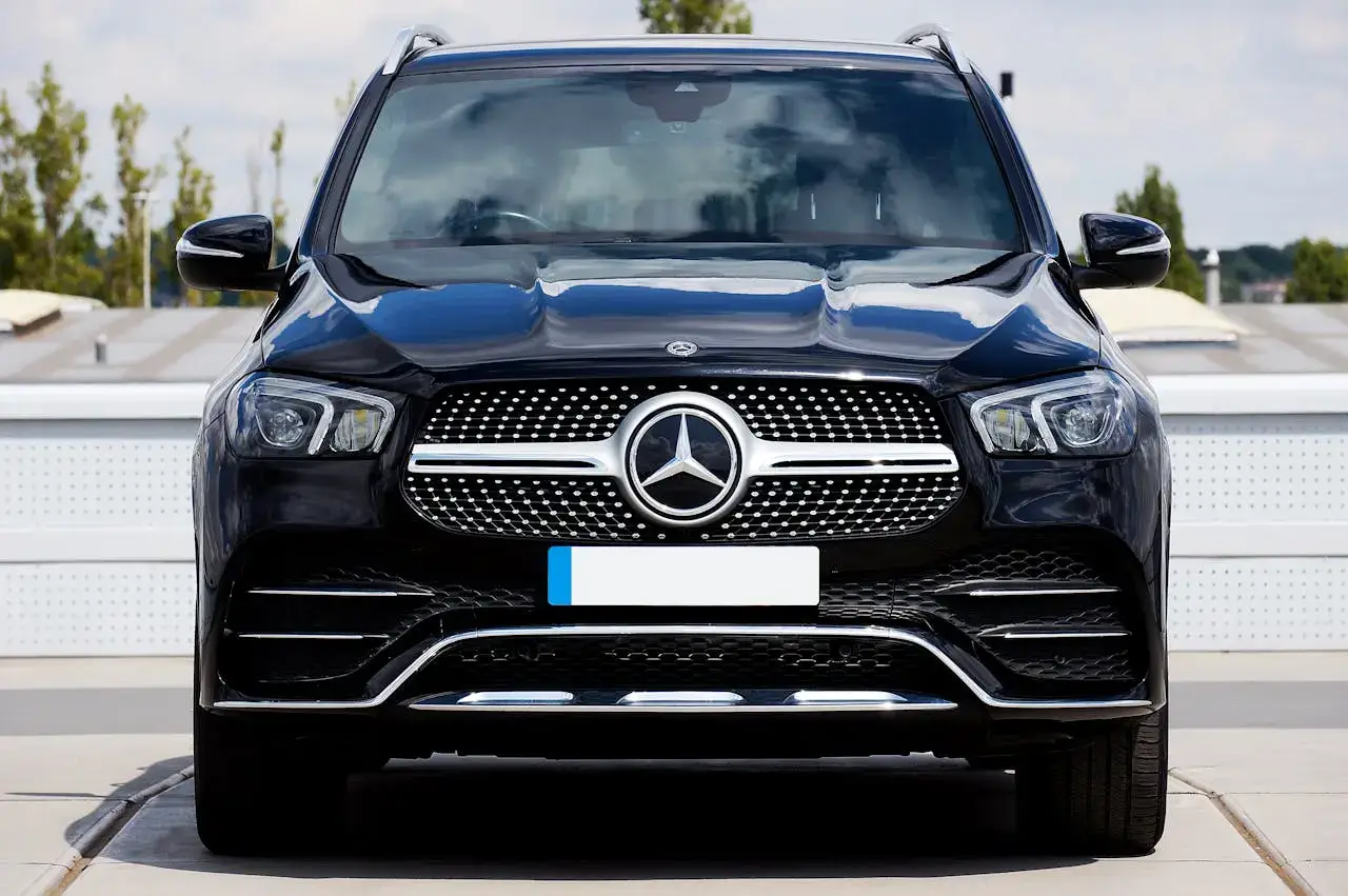 mercedes-front AMG front-end damage repair at Hyperion Collision
